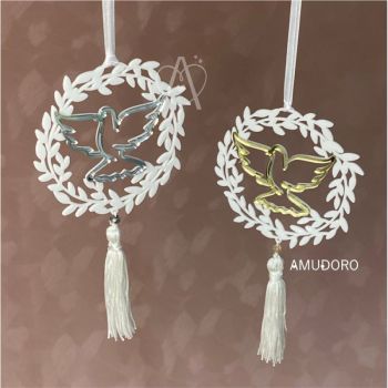 Divino Espírito Santo Para Carro - Branco