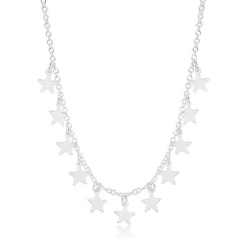 CHOKER ESTRELAS DE PRATA