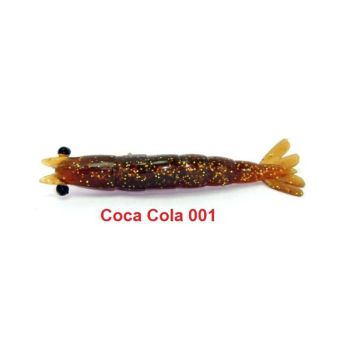 Camarão Monster 3X G 9cm cor:001(C.Cola) c/3un
