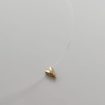 Choker Ponto de Luz - Coração Fino