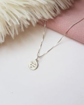 COLAR MEDALHA SEJA LEVE POR ONDE FOR DE PRATA 925