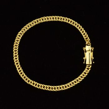 Pulseira Grumet Dupla 4mm Fecho Gaveta