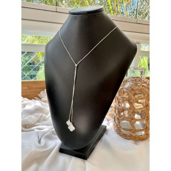 Gravata florzinha inspiração Virgínia Fonseca - Semijoia prata