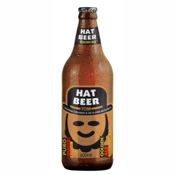 Hat Beer - Cerveja Hat Beer Golden Ale 600ml
