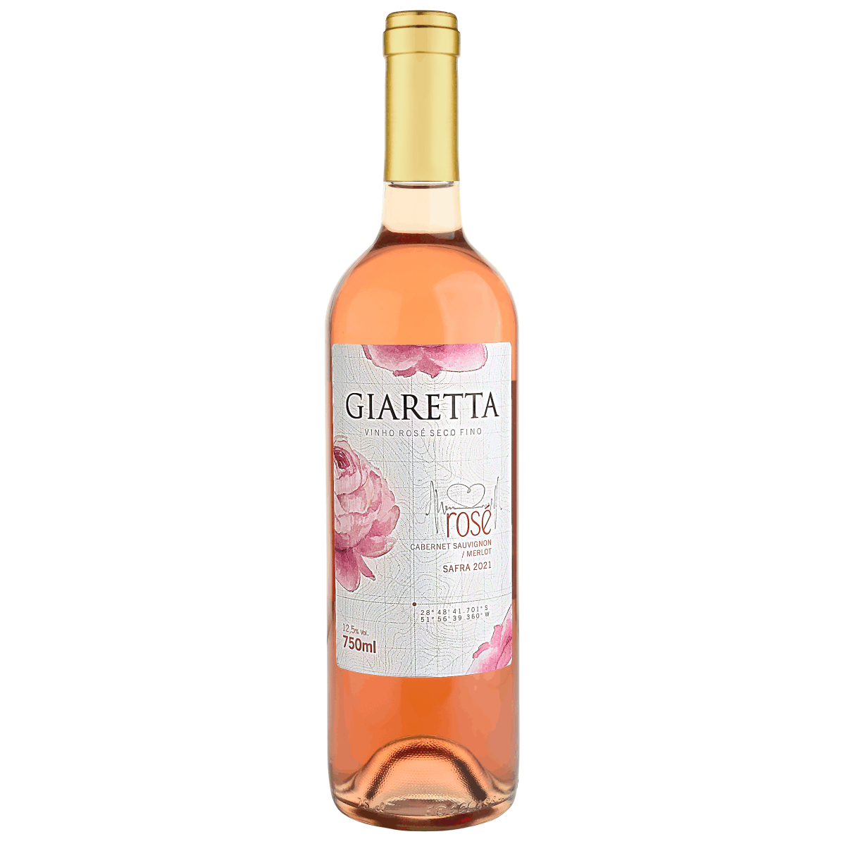 Vinícola Giaretta - Vinho Rosé Seco Fino Cabernet Sauvignon/Merlot 750 ml Giaretta