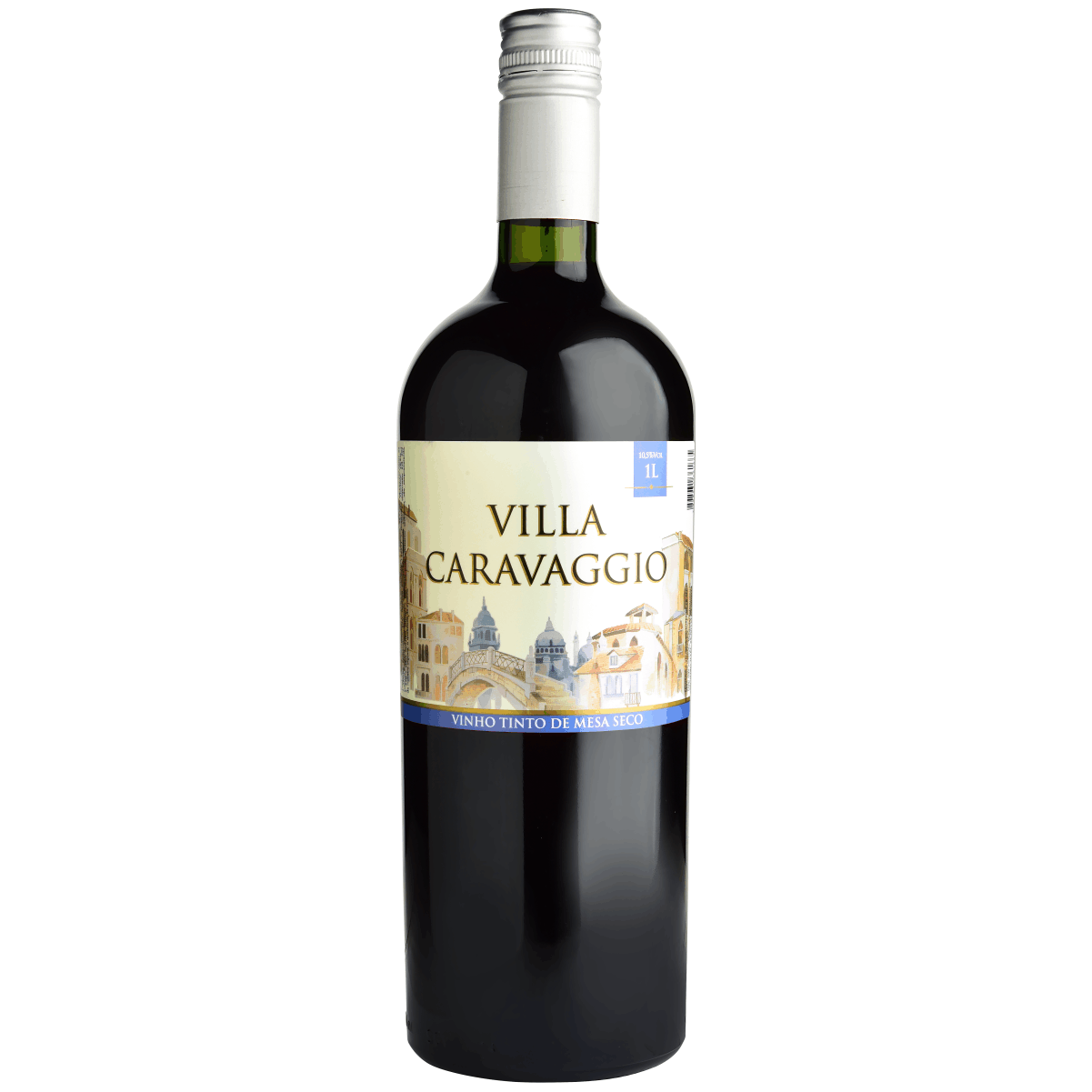 Vinho Tinto de Mesa Seco 1L Villa Caravagio