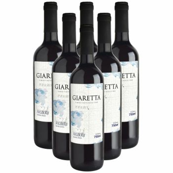 Vinho Tinto Seco Fino Ancellotta 750ml Giaretta - Cx c/ 6 unidades