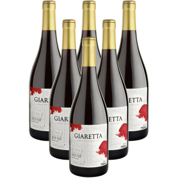 Vinho Tinto Seco Fino Pinot Noir 750ml Giaretta - Cx c/ 6 unidades