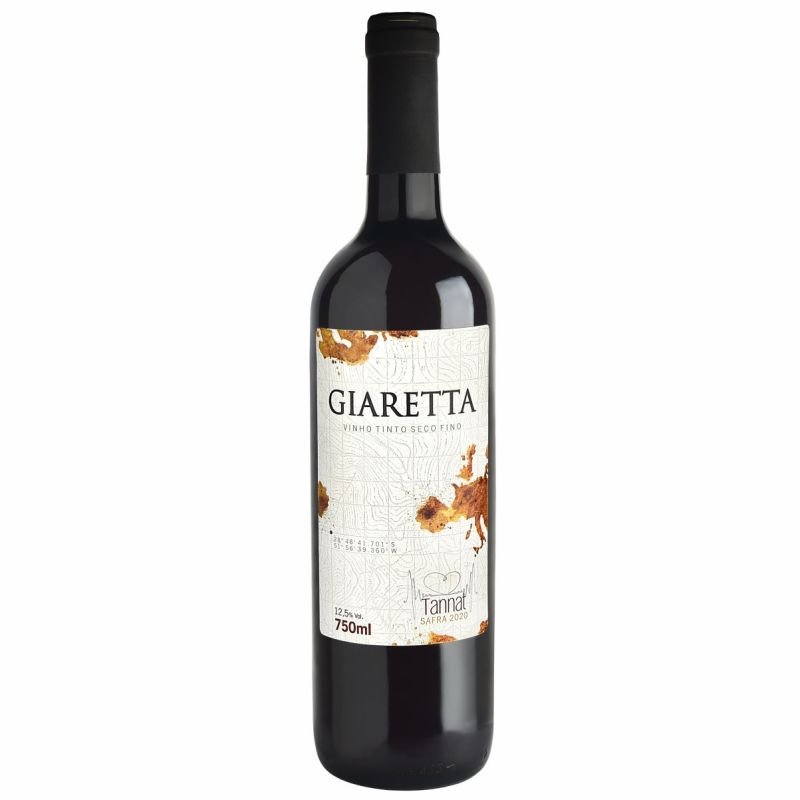 Vinícola Giaretta - Vinho Tinto Seco Fino Tannat 750ml Giaretta