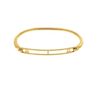 BRACELETE VAZADO BANHADO PERSONALIZAVEL 66MM - VERNIZ ITALIANO