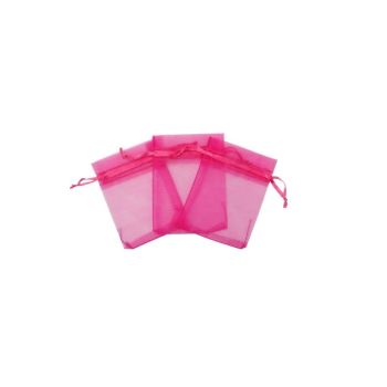 SAQUINHO DE ORGANZA 7X9cm - PINK
