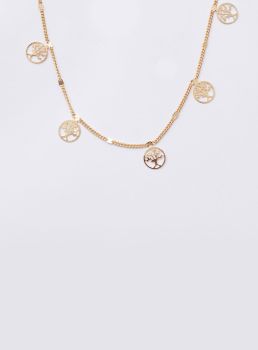 CHOKER ÁRVORE DA VIDA BANHO OURO