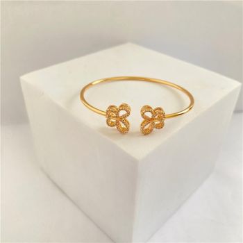 PULSEIRA BRACELETE BORBOLETA BANHO OURO 18K