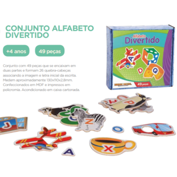 Conjunto alfabeto divertido