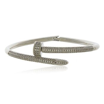 Bracelete Be New Everyday Estilo Cartier Zirconias Banho Diamante