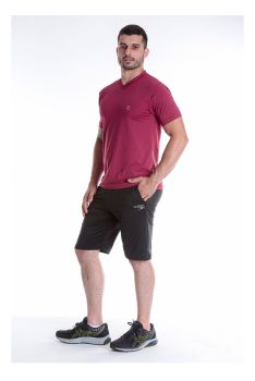 Bermuda masculina com bolso e proteção solar