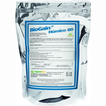 BioGain Húmico 80 - Fertilizante condicionador de solo com extrato de ácido húmico extraído da Leonardita