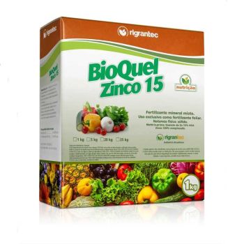 BioQuel Zinco 15 HGA - Fertilizante com 15% de Zinco complexado com HGA
