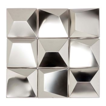 Pastilha Luzzo Jazz Cube Silver - 30x30cm