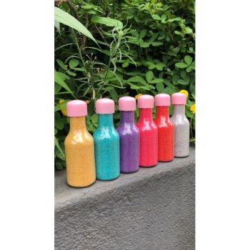 Kit de Confetes gliter arco-íris 6 cores