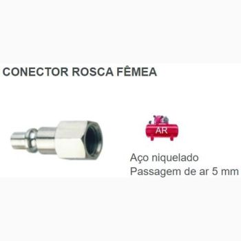 CONECTOR ROSCA FEMEA 1/4 ENGATE RAPIDO RF (0203030010)