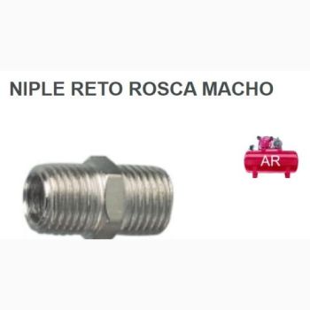 NIPEL RETO 1/4 X 1/4 ROSCA MACHO RF (0218110015)