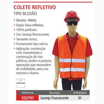 COLETE REFLETIVO X LJ FLUOR WORKER (532797)
